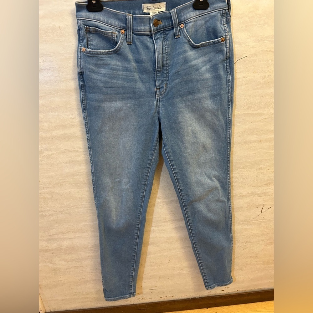 Madewell Fair Trade Certified Sky Blue Skinny Jeans